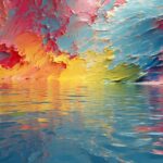 impressionist lake painting